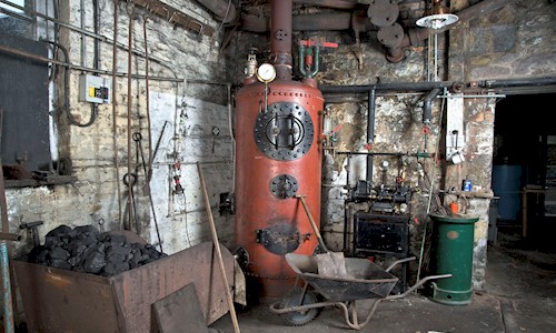Boiler room at Biggar Gasworks