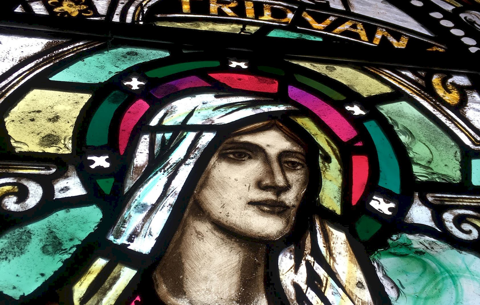stained glass window