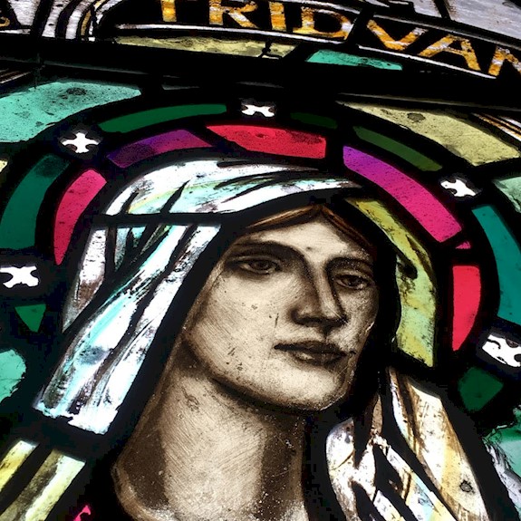 stained glass window