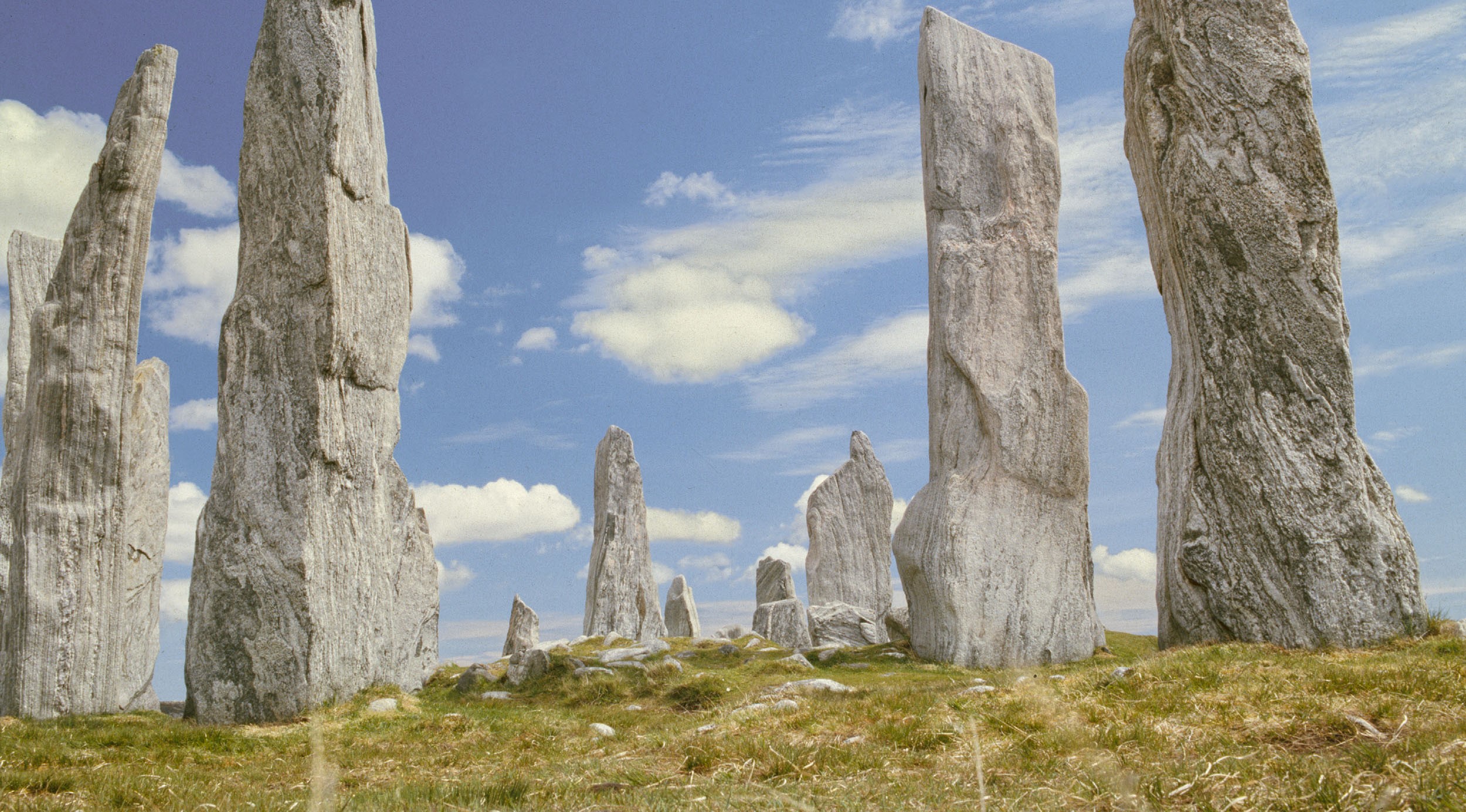 A circle of standing stones