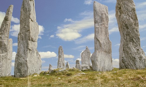 A circle of standing stones