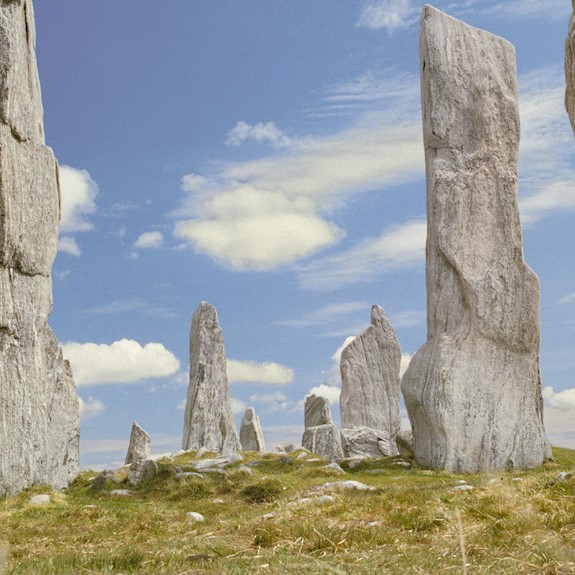 A circle of standing stones
