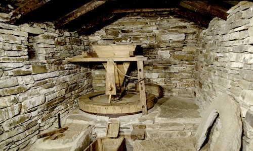 Interior view of Click Mill 