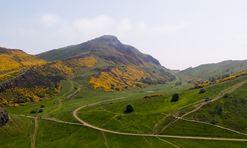 General view of Holyrood Park