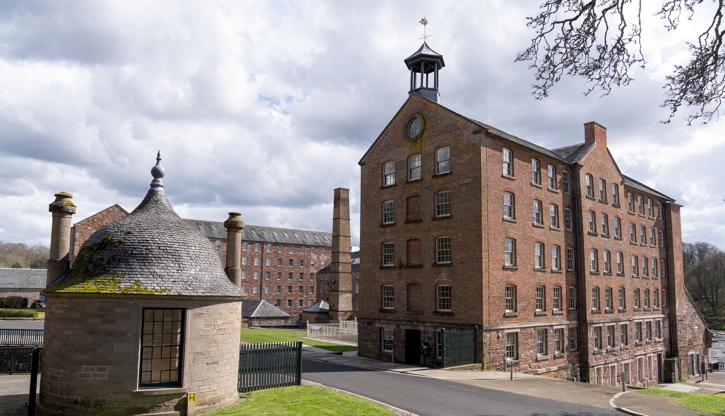 General view of the exterior of Stanley Mills