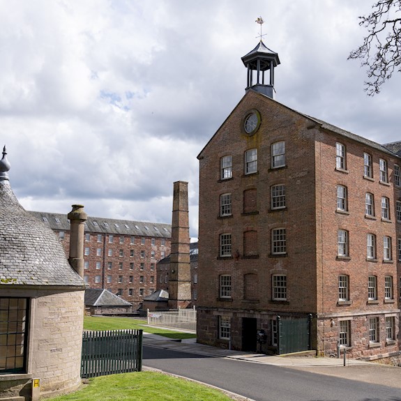 General view of the exterior of Stanley Mills