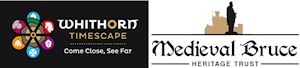 Logo for Whithorn Timescape and Medieval Bruce Heritage Trust